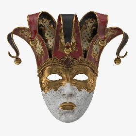 3D Carnival Mask